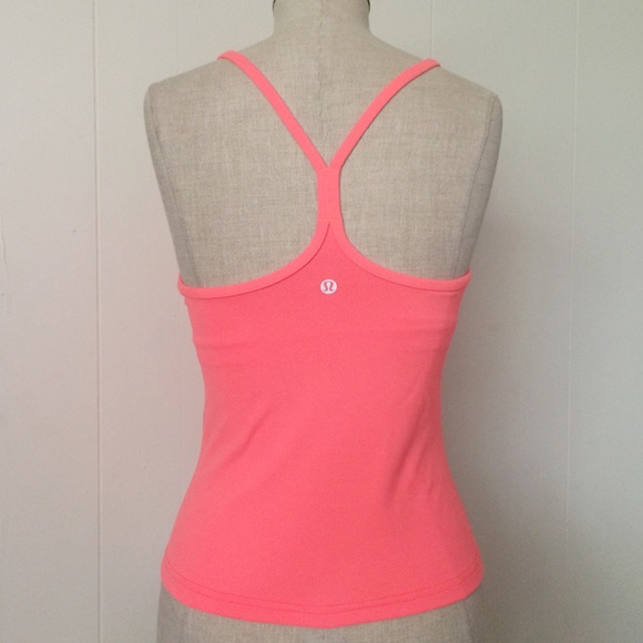 lululemon athletica Tops - Lululemon Power Y Orange tank